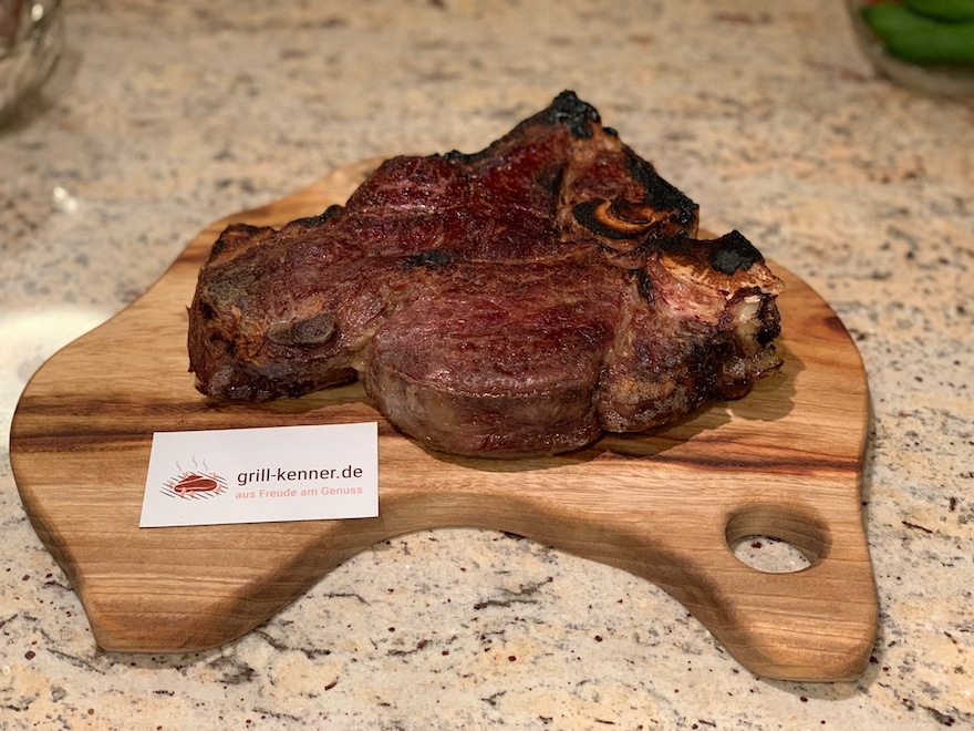 Bison T-Bone Steak vom Grill