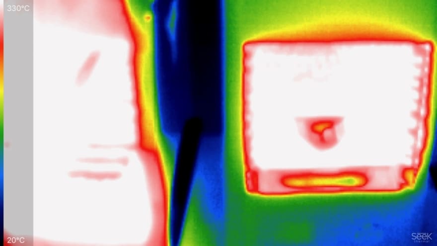 Temperaturmessung im Hochtemperaturgrill mit Infrarotkamera
