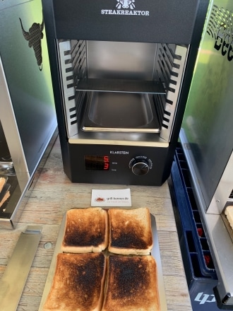 Toasttest beim Steakreaktor 2.0 von Klarstein