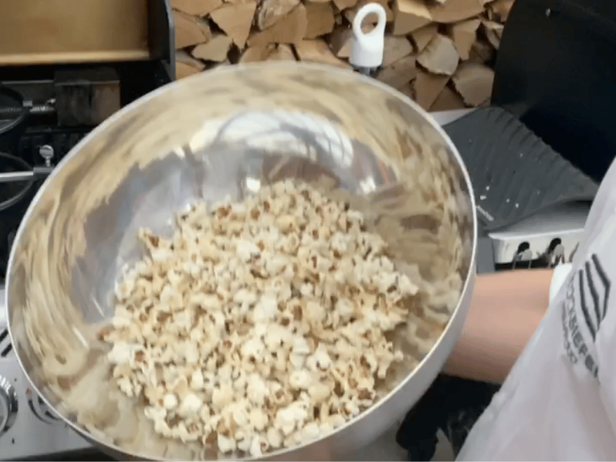 Popcorn Heißluftftritteuse Rezept Zubereitung
