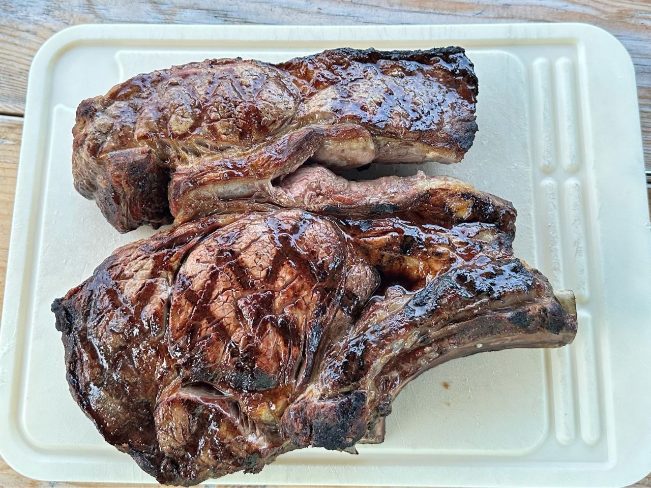 Steak für eine Grillparty